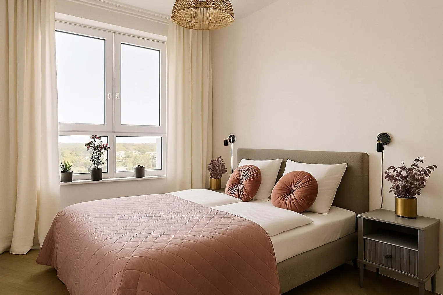Blushline Apartment Wiktoryn Ac Balcony 바르샤바